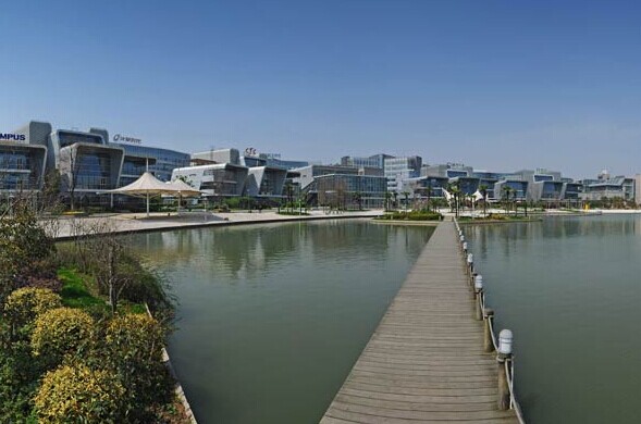 The eco-friendly Shanghai Pudong Software Park aims to become an innovation hub for the industry. CHINA DAILY  