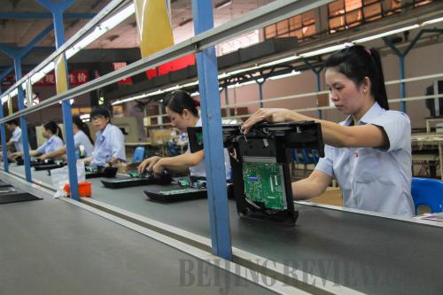 A factory of Chinese home appliances giant TCL in Ho Chi Minh City, Viet Nam (XINHUA)