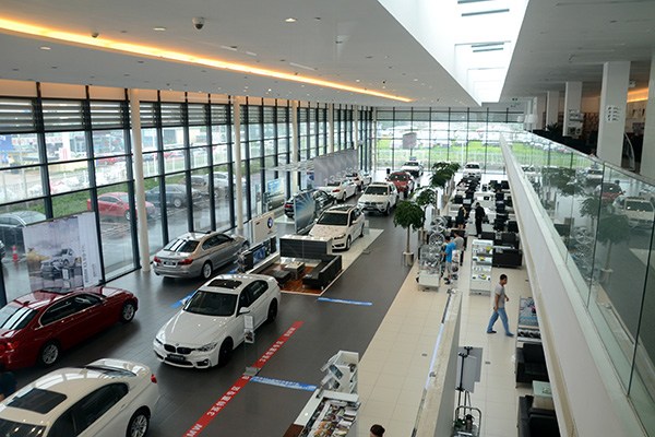 A 4S auto service outlet in Rizhao, Shandong province. (Photo provided to China Daily)