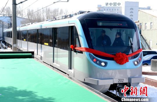 The subway cars developed for Iran.(CNS Photo)