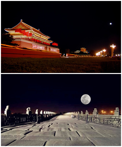 Full moon views around the capital