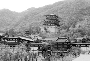 The Buddhist college in woods