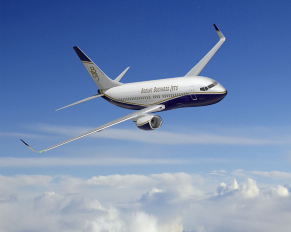 BBJ in flight [File photo: Boeing]