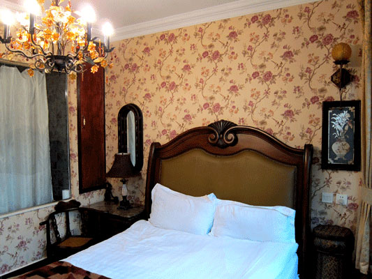 Western style bedrooms at Kelly's Courtyard. [Source: CRI]