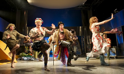 Propeller actors perform The Winter's Tale [Photo: Manuel Harlan]