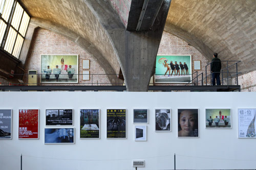 Retrospective of poster show aims to record the 10-year history of 798. Photos by Zou Hong / China Daily