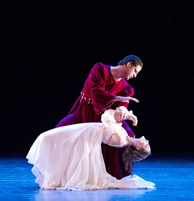 American Ballet Theater dancers perform The Moor's Pavane. Provided to China Daily