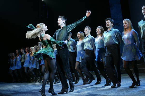 Riverdance will tour more than 20 cities and perform nearly 100 shows across China. Photo provided to China Daily