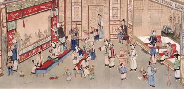 The painting from the Qing Dynasty depicts people watching a shadow play indoors. (Photo/Collected by the Capital Museum)

Watching shadow plays

The closest thing to watching a film or television for entertainment during ancient times was going to see a shadow play. Folk artists manipulate puppets behind the screen, narrating stories and accompanied by music. During the Qing Dynasty, shadow play art reached its peak, and was staged for each major occasion.

Shadow play was listed as a national intangible cultural heritage in 2006, and was added to the UNESCO intangible cultural heritage list in 2011.