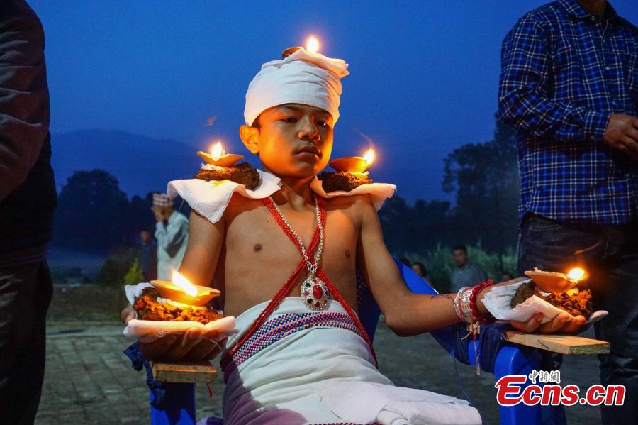 Dashain Festival Celebrated In Bhaktapur Nepal