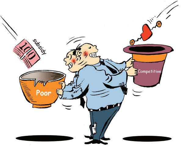 The aid packages, while lifting those impoverished counties out of poverty, also provided them the chance to further their interests, only if they did not cast off their labels of being the poorest.