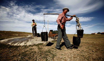 Hebei Province is already facing water shortage due to land subsidence.