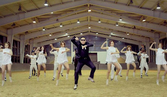 Unique: Psy's moves have become so popular, even presidential candidates are copying them.