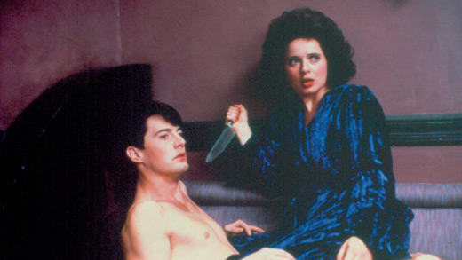 Isabella Rossellini with Kyle McLachlan in Blue Velvet 