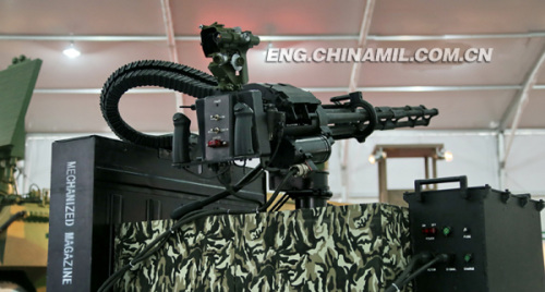 The 12.7 mm Gatling machine gun (chinamil.com.cn/Qiao Tianfu)