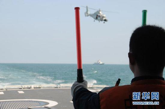 A Peoples Liberation Army Navy fleet has marked the Lunar New Year, while conducting  patrol and training missions in the West Pacific.