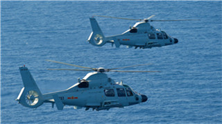 PLA navy tests ship-borne choppers in S China Sea targets