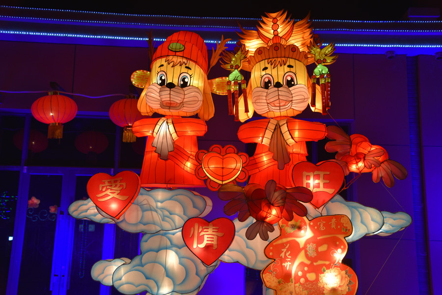 Fifth Dingsheng Royal Lantern Fair dazzles Chengde