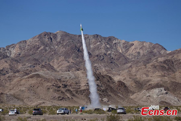 61-year-old man launches himself in homemade rocket