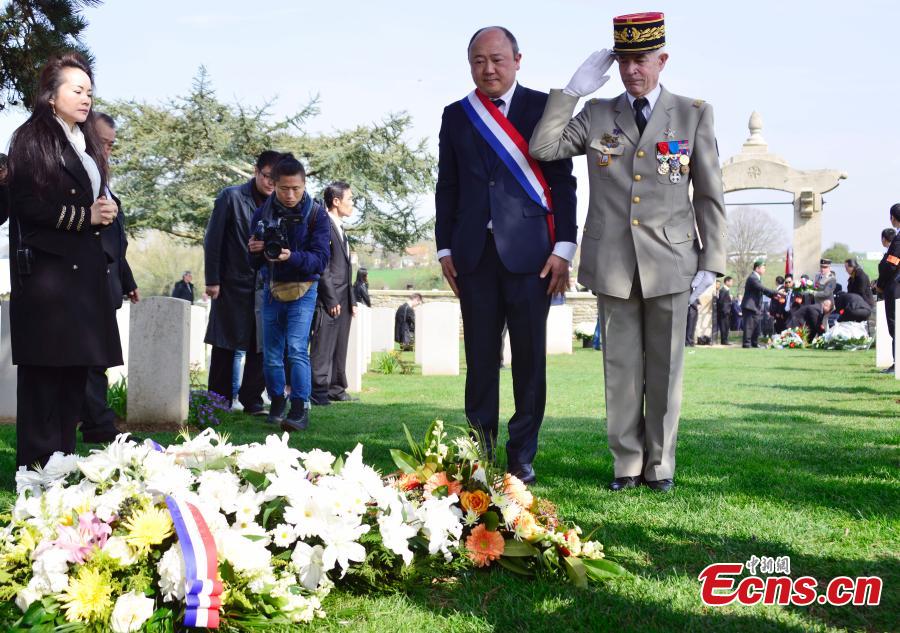 Chinese laborers in WWI remembered in France