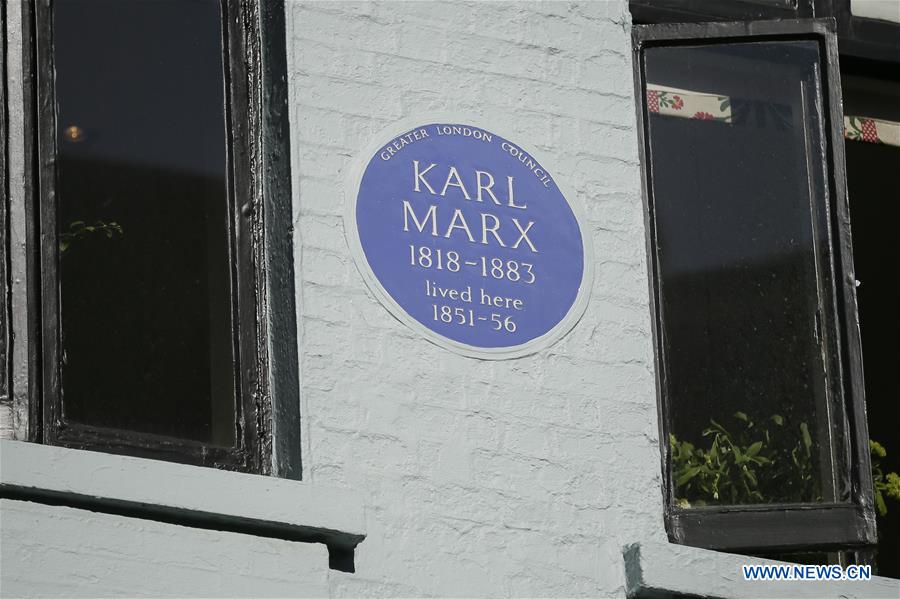 Apartment where Karl Marx lived in London
