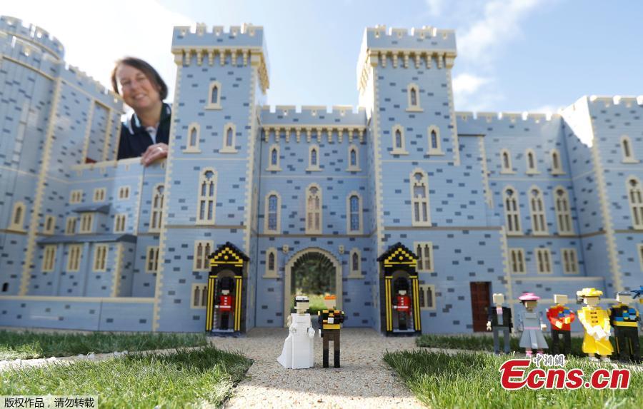 Windsor Castle made from LEGO ahead of royal wedding